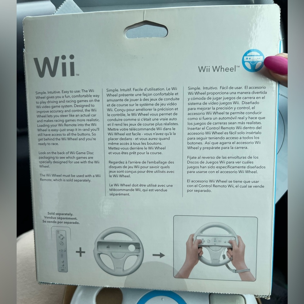 Nintendo Wii Wheel Accessory - Picture 3 of 4